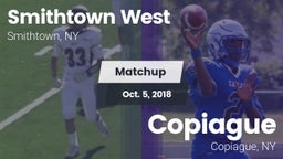 Matchup: Smithtown West High vs. Copiague  2018