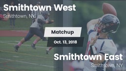 Matchup: Smithtown West High vs. Smithtown East  2018