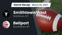 Recap: Smithtown West  vs. Bellport  2021