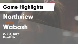 Northview  vs Wabash  Game Highlights - Oct. 8, 2022