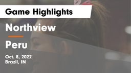 Northview  vs Peru  Game Highlights - Oct. 8, 2022