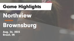 Northview  vs Brownsburg  Game Highlights - Aug. 26, 2023