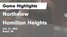 Northview  vs Hamilton Heights  Game Highlights - Oct. 21, 2023