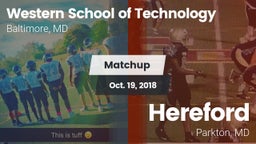 Matchup: Western School of vs. Hereford  2018