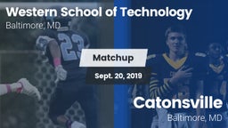 Matchup: Western School of vs. Catonsville  2019