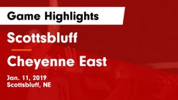 Scottsbluff  vs Cheyenne East  Game Highlights - Jan. 11, 2019