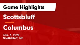 Scottsbluff  vs Columbus Game Highlights - Jan. 3, 2020