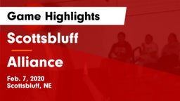 Scottsbluff  vs Alliance  Game Highlights - Feb. 7, 2020
