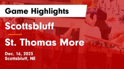 Scottsbluff  vs St. Thomas More  Game Highlights - Dec. 16, 2023