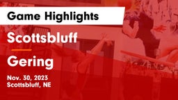 Scottsbluff  vs Gering  Game Highlights - Nov. 30, 2023