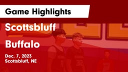 Scottsbluff  vs Buffalo  Game Highlights - Dec. 7, 2023