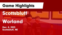 Scottsbluff  vs Worland Game Highlights - Dec. 8, 2023