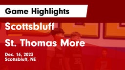 Scottsbluff  vs St. Thomas More  Game Highlights - Dec. 16, 2023