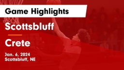 Scottsbluff  vs Crete  Game Highlights - Jan. 6, 2024