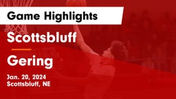 Scottsbluff  vs Gering  Game Highlights - Jan. 20, 2024