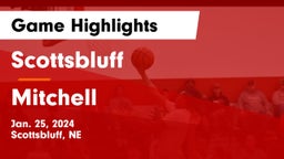 Scottsbluff  vs Mitchell  Game Highlights - Jan. 25, 2024