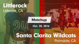 Matchup: Littlerock High vs. Santa Clarita Wildcats 2016