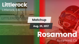Matchup: Littlerock High vs. Rosamond  2017