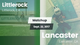Matchup: Littlerock High vs. Lancaster  2017