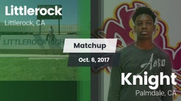 Matchup: Littlerock High vs. Knight  2017