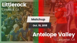 Matchup: Littlerock High vs. Antelope Valley  2018
