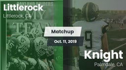 Matchup: Littlerock High vs. Knight  2019