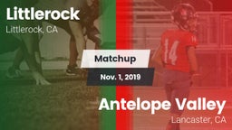 Matchup: Littlerock High vs. Antelope Valley  2019
