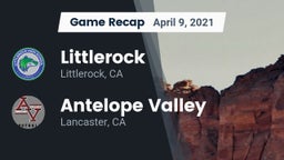 Recap: Littlerock  vs. Antelope Valley  2021