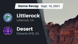 Recap: Littlerock  vs. Desert  2021