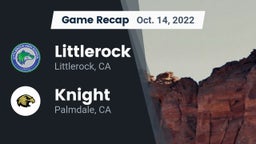 Recap: Littlerock  vs. Knight  2022