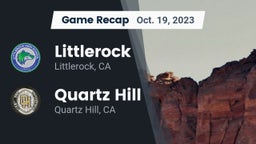 Recap: Littlerock  vs. Quartz Hill  2023