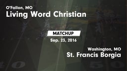 Matchup: Living Word vs. St. Francis Borgia  2016