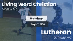 Matchup: Living Word vs. Lutheran  2018