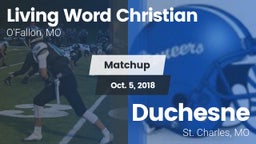 Matchup: Living Word vs. Duchesne  2018