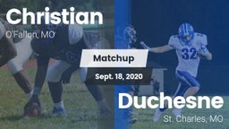 Matchup: Christian vs. Duchesne  2020