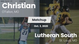 Matchup: Christian vs. Lutheran South   2020