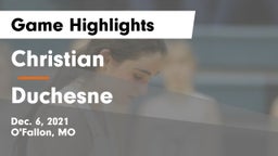 Christian  vs Duchesne  Game Highlights - Dec. 6, 2021