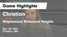 Christian  vs Maplewood Richmond Heights Game Highlights - Dec. 20, 2022