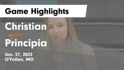 Christian  vs Principia  Game Highlights - Jan. 27, 2023