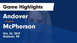 Andover  vs McPherson  Game Highlights - Oct. 26, 2019