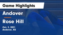 Andover  vs Rose Hill  Game Highlights - Oct. 2, 2021