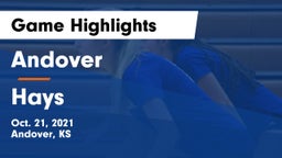 Andover  vs Hays  Game Highlights - Oct. 21, 2021