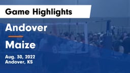 Andover  vs Maize  Game Highlights - Aug. 30, 2022