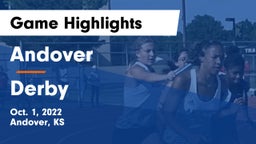 Andover  vs Derby  Game Highlights - Oct. 1, 2022
