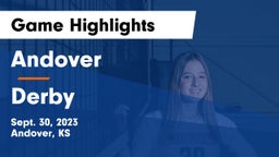 Andover  vs Derby  Game Highlights - Sept. 30, 2023