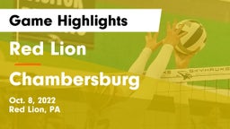 Red Lion  vs Chambersburg  Game Highlights - Oct. 8, 2022