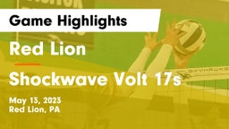 Red Lion  vs Shockwave Volt 17s Game Highlights - May 13, 2023