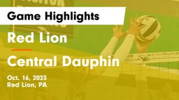 Red Lion  vs Central Dauphin  Game Highlights - Oct. 16, 2023