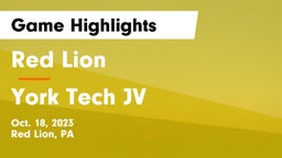 Red Lion  vs York Tech JV Game Highlights - Oct. 18, 2023