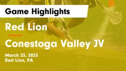 Red Lion  vs Conestoga Valley JV Game Highlights - March 23, 2023